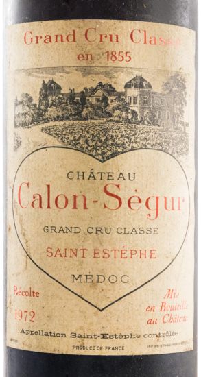 1972 Château Calon-Ségur Saint-Estèphe tinto