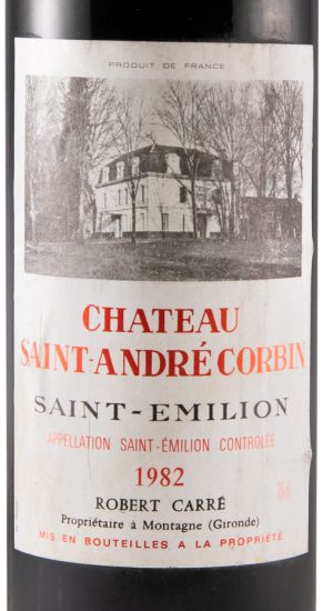 1982 Château Saint-André Corbin Saint George Saint-Émilion tinto