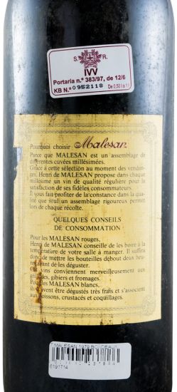 1979 Malesan Bordeaux tinto