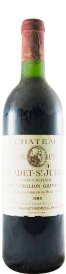 1985 Château Guadet Saint-Julien tinto