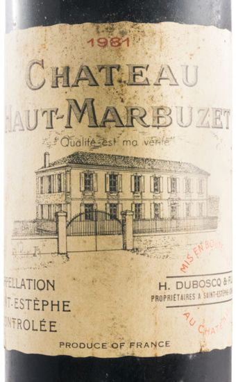 1981 Château Haut-Marbuzet tinto