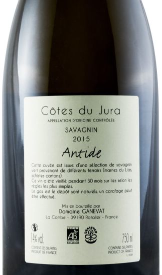 2015 Jean-François Ganevat Antide white