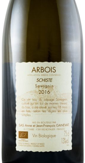 2016 Jean-François Ganevat Arbois Schiste Savagnin organic white