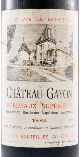 1984 Château Gayon Bordeaux red