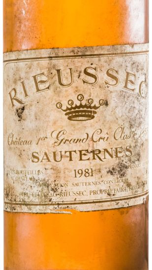 1981 Château Rieussec Sauternes white