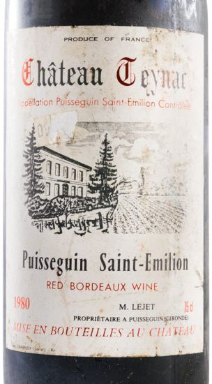 1980 Château Geynac Puisseguin Saint-Émilion tinto