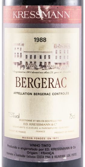 1988 Kressmann Bergerac red