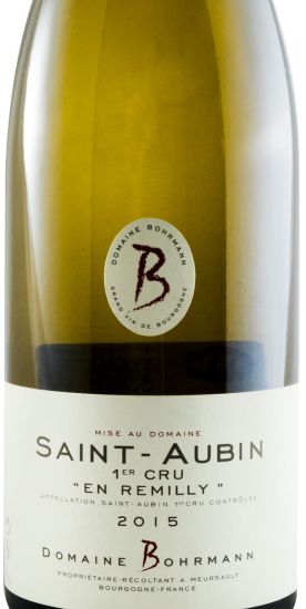 2015 Domaine Bohrmann En Remilly Premier Cru Saint-Aubin branco