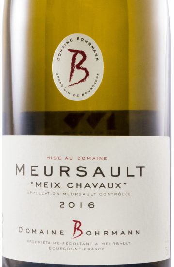 2016 Domaine Bohrmann Meix Chavaux Meursault branco