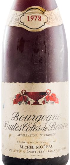 1978 Domaine Michel Moreau Hautes-Côtes de Beaune tinto