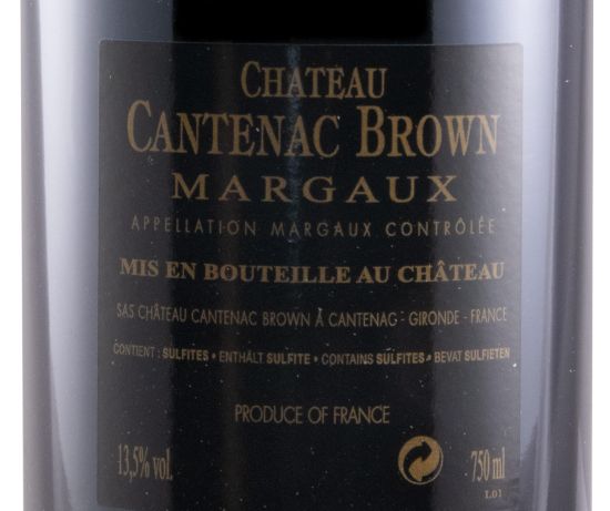 2016 Château Cantenac Brown Margaux tinto