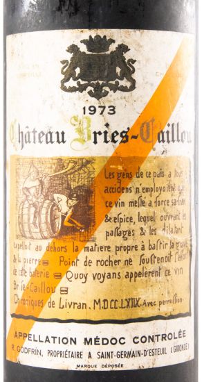 1973 Château Brites-Coillon Medoc red