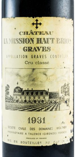 1981 Château La Mission Haut-Brion Pessac-Léognan tinto