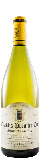 2017 Jean-Paul & Benoît Droin Mont de Milieu Premier Cru Chablis branco
