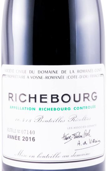 2016 Domaine de la Romanée-Conti Richebourg tinto