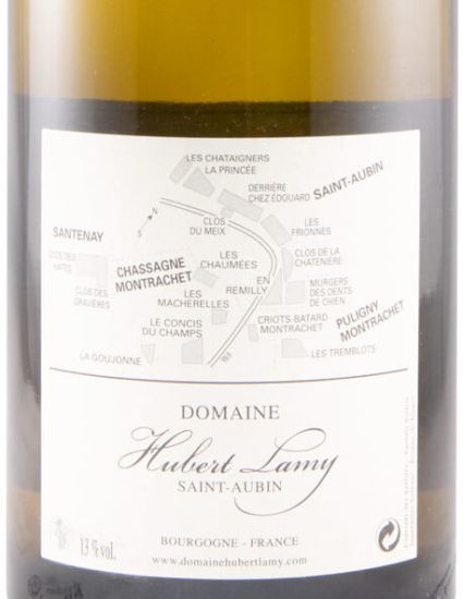 2017 Domaine Hubert Lamy En Remilly Premier Cru Saint-Aubin branco