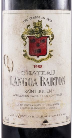 1988 Château Langoa Barton Saint-Julien tinto