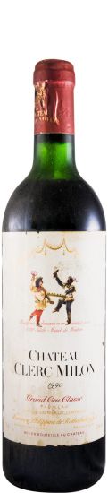 1990 Château Clerc Milon Baron Philippe de Rothschild Pauillac tinto