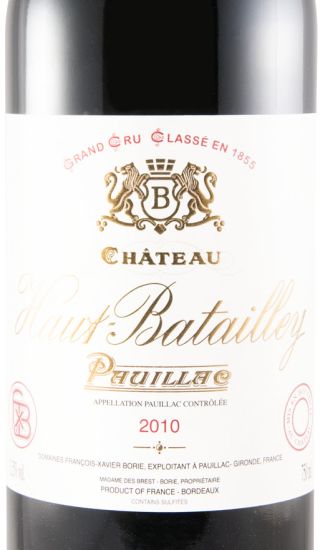 2010 Château Haut-Batailley Pauillac tinto