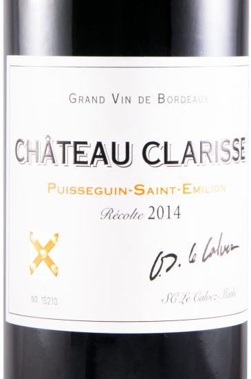 2014 Château Clarisse Puisseguin-Saint-Émilion tinto