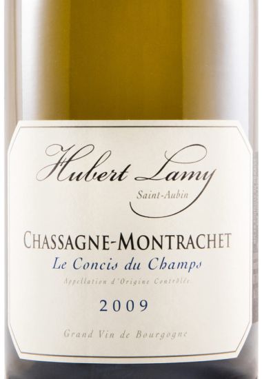 2009 Domaine Hubert Lamy Le Concis du Champs Chassagne-Montrachet branco