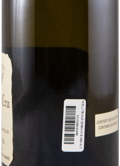 2014 Domaine François Raveneau Butteaux Premier Cru Chablis branco