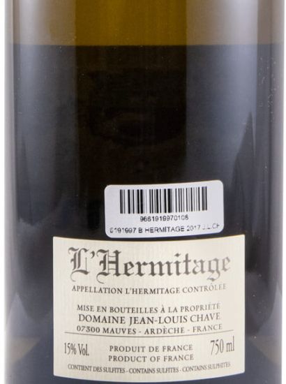 2017 Domaine Jean-Louis Chave L'Hermitage white