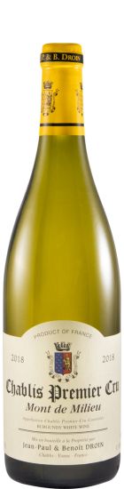 2018 Jean-Paul & Benoît Droin Mont de Milieu Premier Cru Chablis white