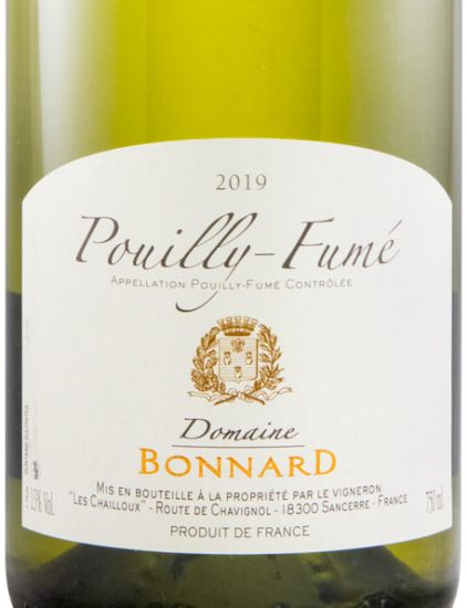 2019 Domaine Bonnard Pouilly-Fumé branco