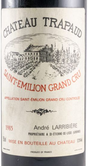 1985 Château Trapaud Andre Larribière Saint-Émilion tinto