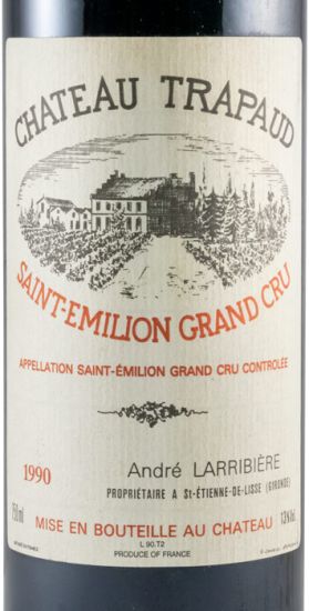 1990 Château Trapaud Andre Larribière Saint-Émilion tinto