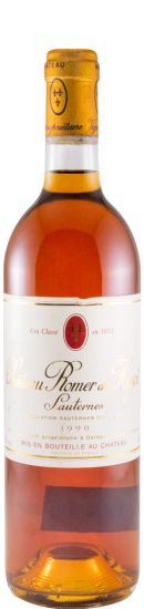 1990 Château Romer du Hayot Sauternes white