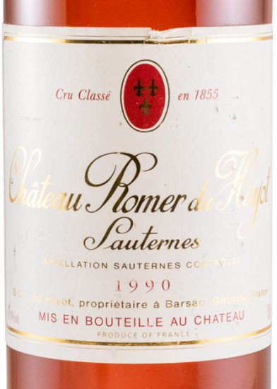1990 Château Romer du Hayot Sauternes white