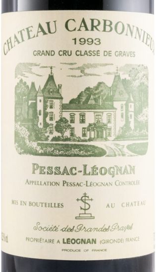 1993 Château Carbonnieux Pessac-Léognan red