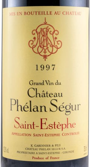 1997 Château Phélan Ségur Saint-Estèphe tinto