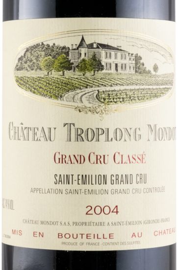 2004 Château Troplong Mondot Saint-Émilion red
