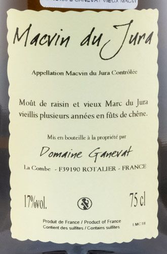 Jean-François Ganevat Vieux Macvin du Jura white