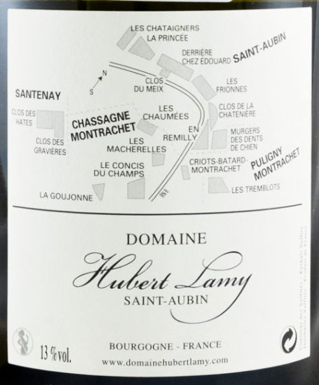 2018 Domaine Hubert Lamy Le Concis du Champs Chassagne-Montrachet branco