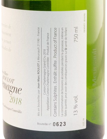 2018 Jean-Marc Roulot Corton-Charlemagne white