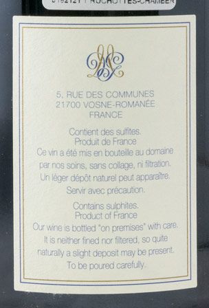 2018 Domaine Mugneret-Gibourg Ruchottes-Chambertin tinto