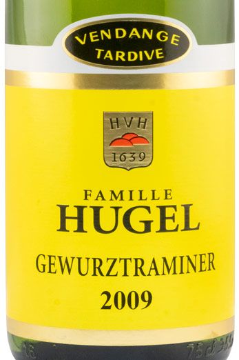 2009 Hugel Gewürztraminer Colheita Tardia Alsace branco