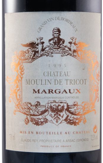 1995 Château Moulin de Tricot Margaux red