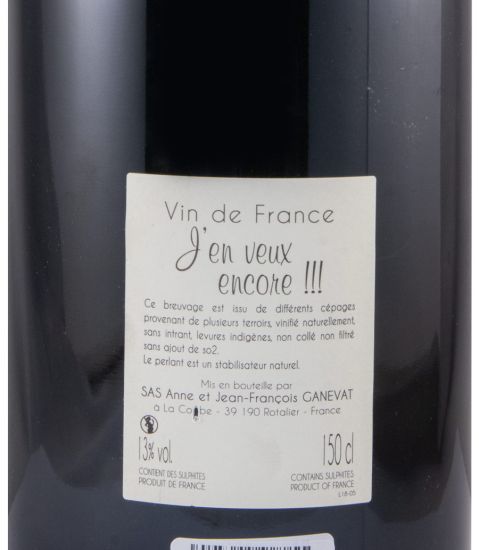 2018 Jean-François Ganevat J'en veux encore red 1.5L