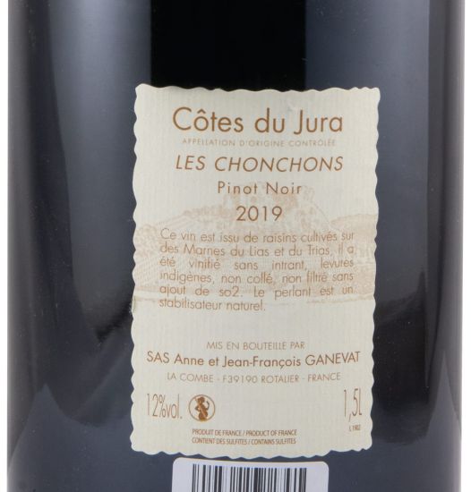 2019 Jean-François Ganevat Les Chonchons Pinot Noir Côtes du Jura red 1.5L