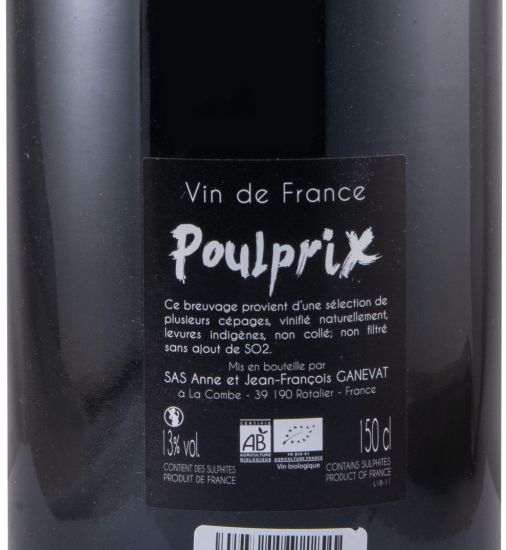 2018 Jean-François Ganevat Poulprix organic red 1.5L