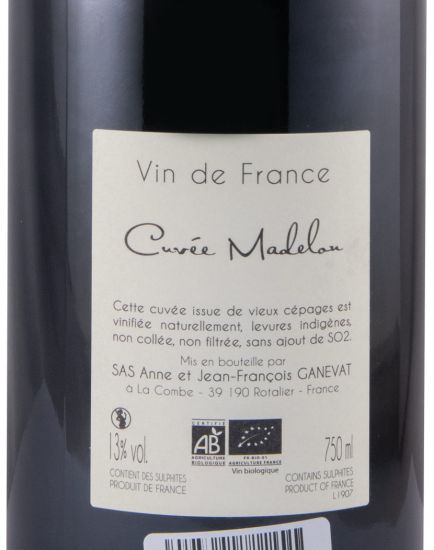 2019 Jean-François Ganevat Cuvée Madelon red