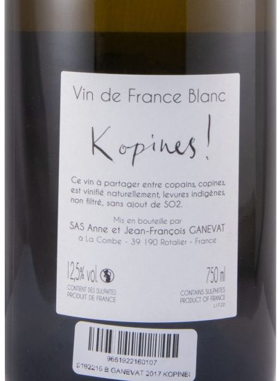 2017 Jean-François Ganevat Kopines white