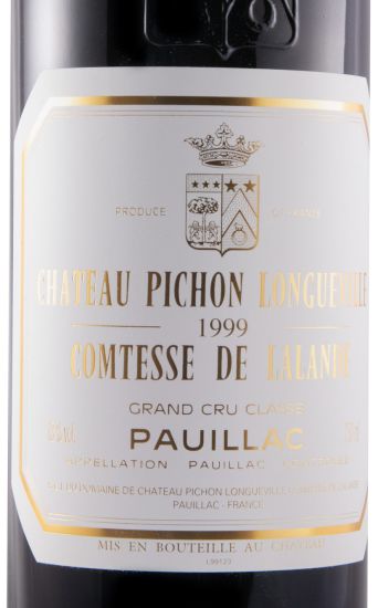 1999 Château Pichon Longueville Comtesse de Lalande Pauillac tinto