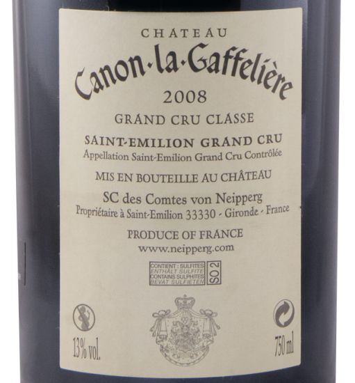 2008 Château Canon La Gaffelière Saint-Émilion tinto