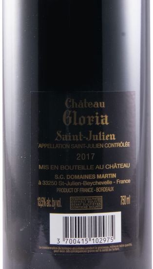 2017 Château Gloria Saint-Julien tinto